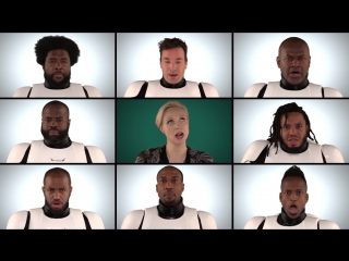jimmy fallon, the roots “star wars the force awakens“ cast sing “star wars“ medley (a cappella)